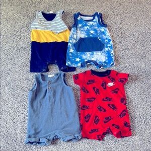Baby boy romper lot 3-6M